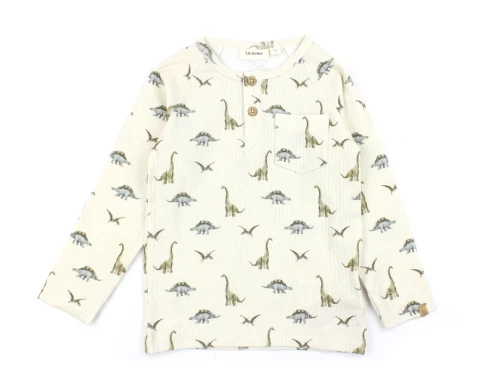 Lil Atelier turtledove dino top